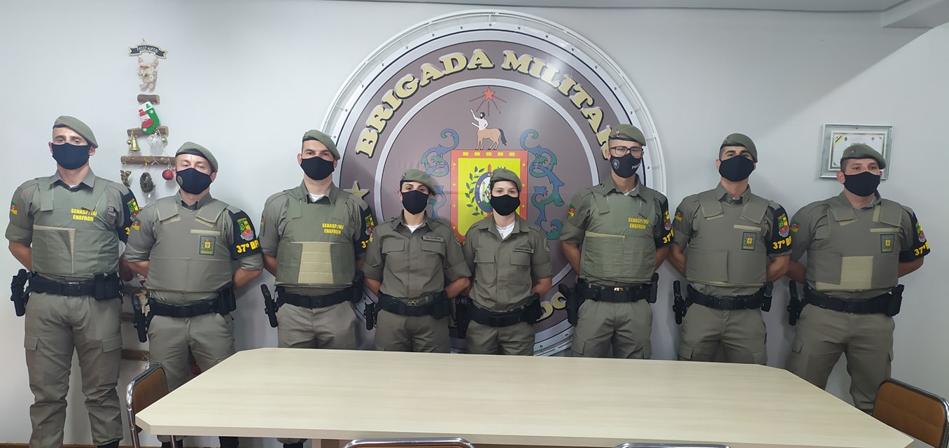 Capa Brigada Militar destina efetivo policial para Erval Seco e região