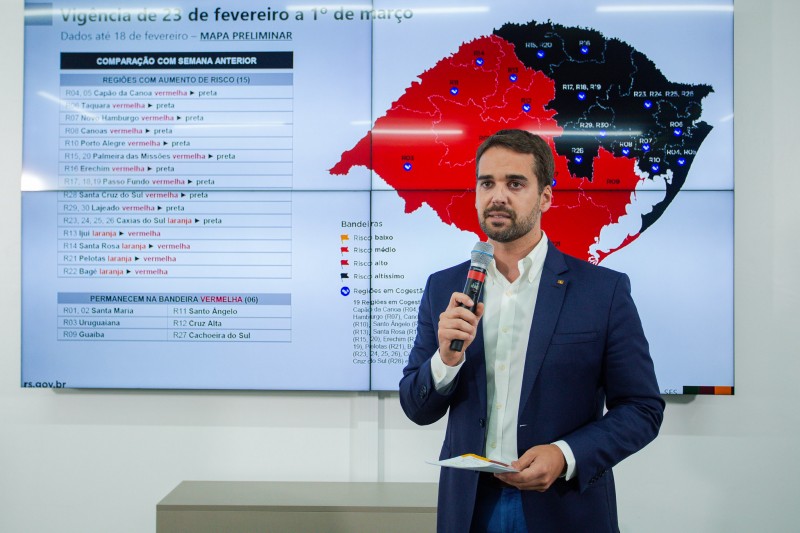 Capa “É o pior momento que enfrentamos”, afirma Leite, sobre situação da pandemia no RS