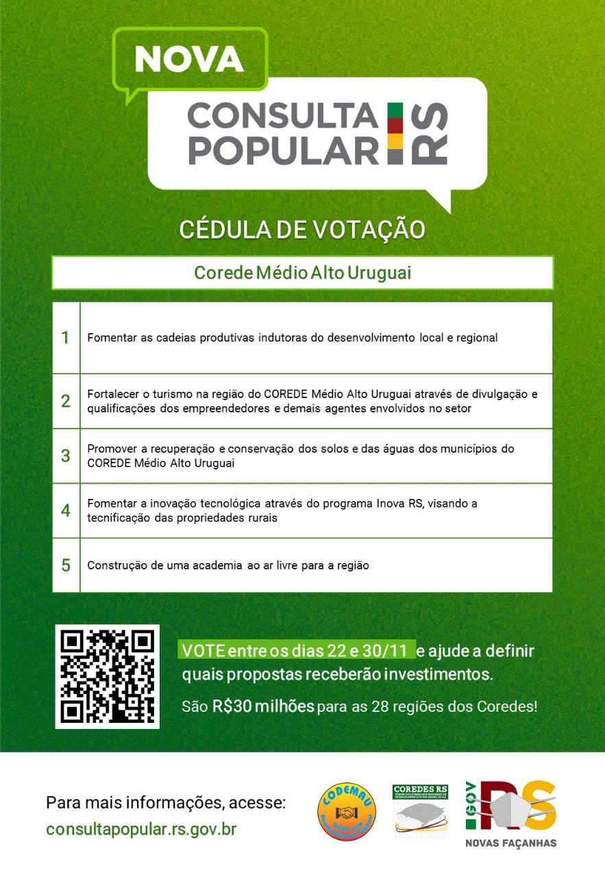 Capa Votação da Consultar Popular inicia segunda-feira: Saiba como participar