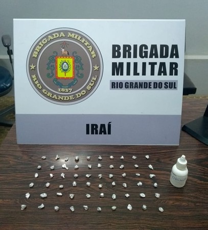 Capa 37º BPM prende homem por tráfico de drogas em Iraí