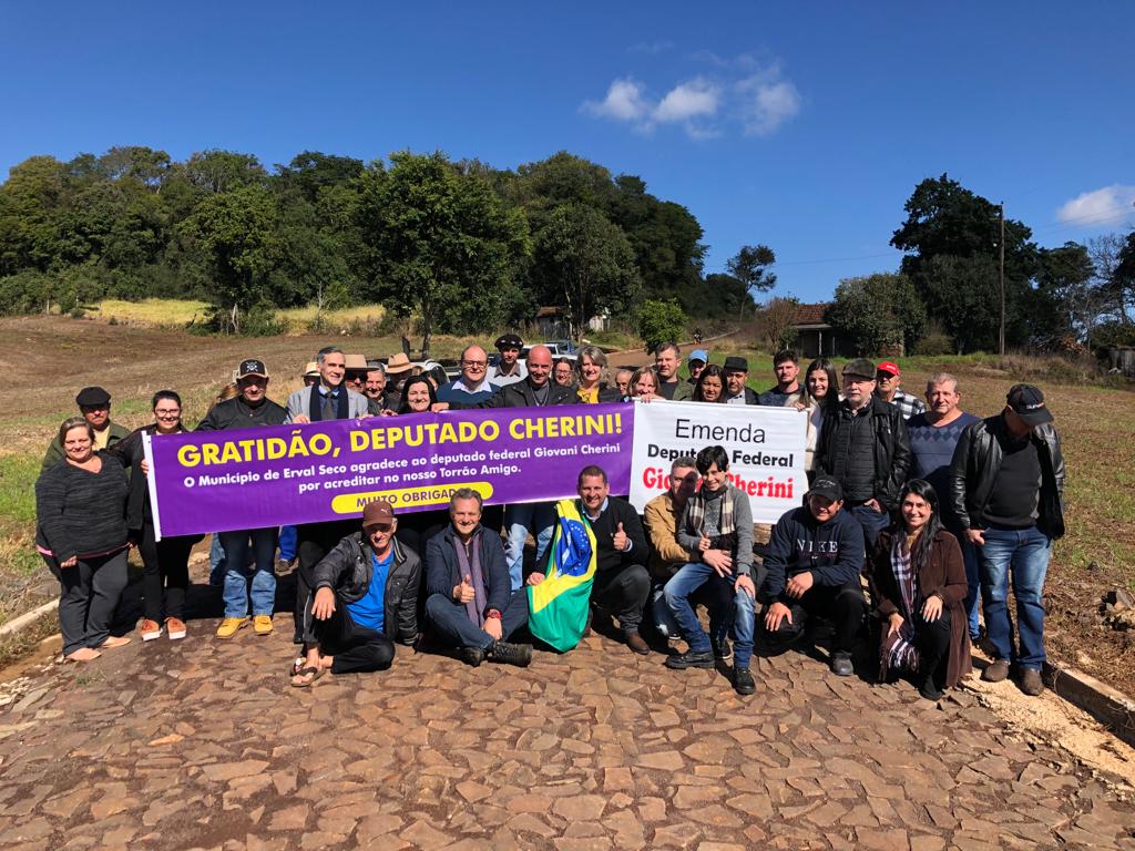 Capa Deputado Federal Giovani Cherini cumpre agenda em Erval Seco
