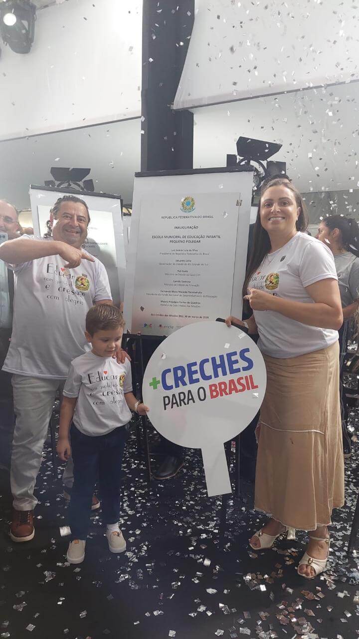 Capa Prefeitura de Dois Irmãos das Missões participa de inauguração de obras educacionais em Brasília