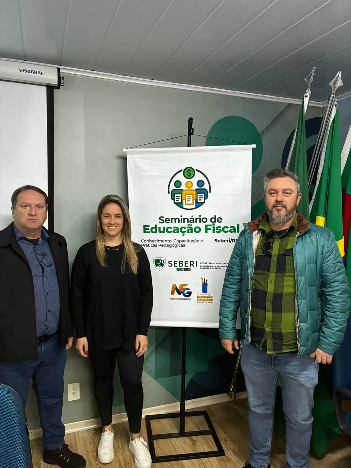 Capa Servidores de Redentora participam do 1º Seminário de Educação Fiscal em Seberi.