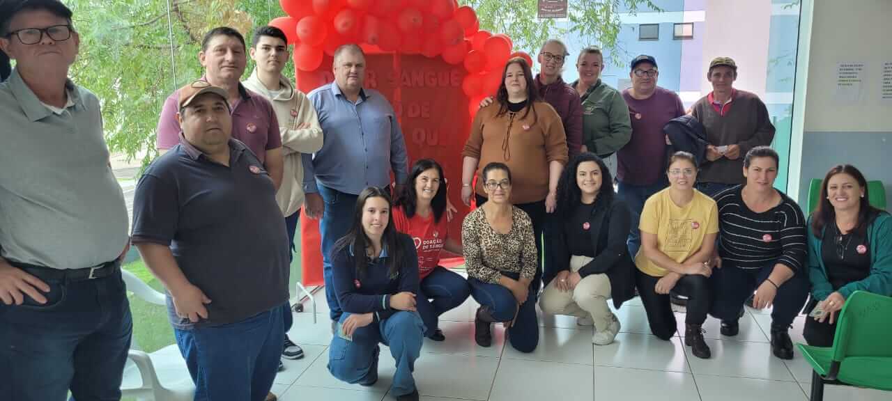 Capa Ação solidária mobiliza grupos de doadores de sangue em Erval Seco