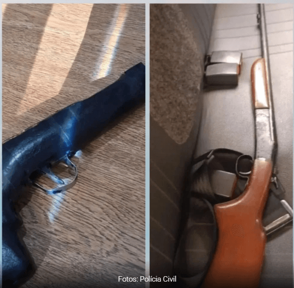 Capa Polícia Civil de Redentora aprende uma espingarda e uma garrucha no interior do município