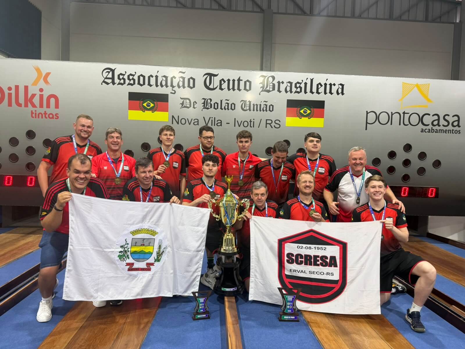 Capa Clube Scresa conquista tricampeonato estadual da Série Prata de Bolão em Ivoti