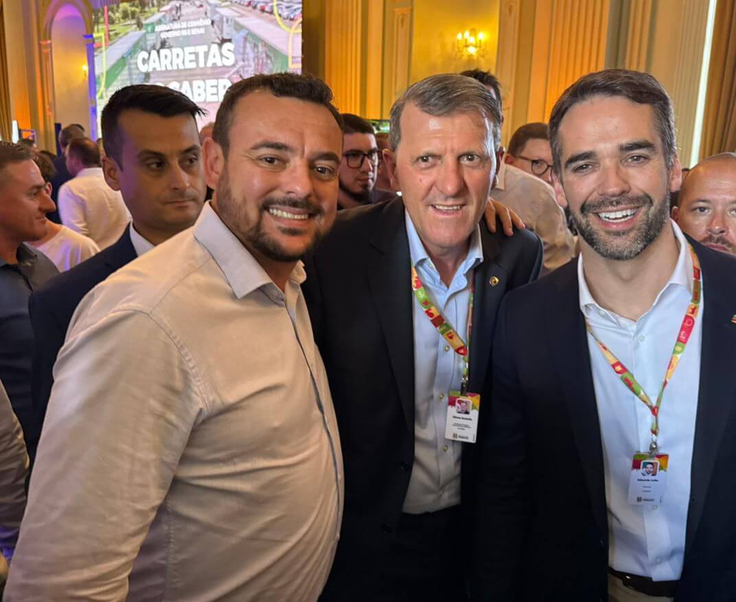 Capa Prefeito de Erval Seco participa de evento em Porto Alegre sobre qualificação profissional