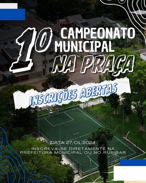 Capa Erval Seco: 1° Campeonato Municipal da Praça está com inscrições abertas