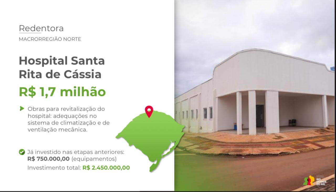 Capa Redentora é contemplada com R$ 1,7 milhão para o Hospital Santa Rita de Cássia