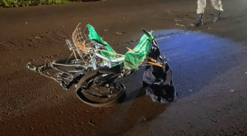 Capa Identificado o ciclista que morreu após acidente na ERS-317, em Coronel Bicaco