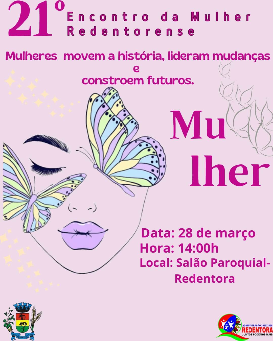 Capa Redentora promove 21º Encontro da Mulher com convite especial às redentorenses