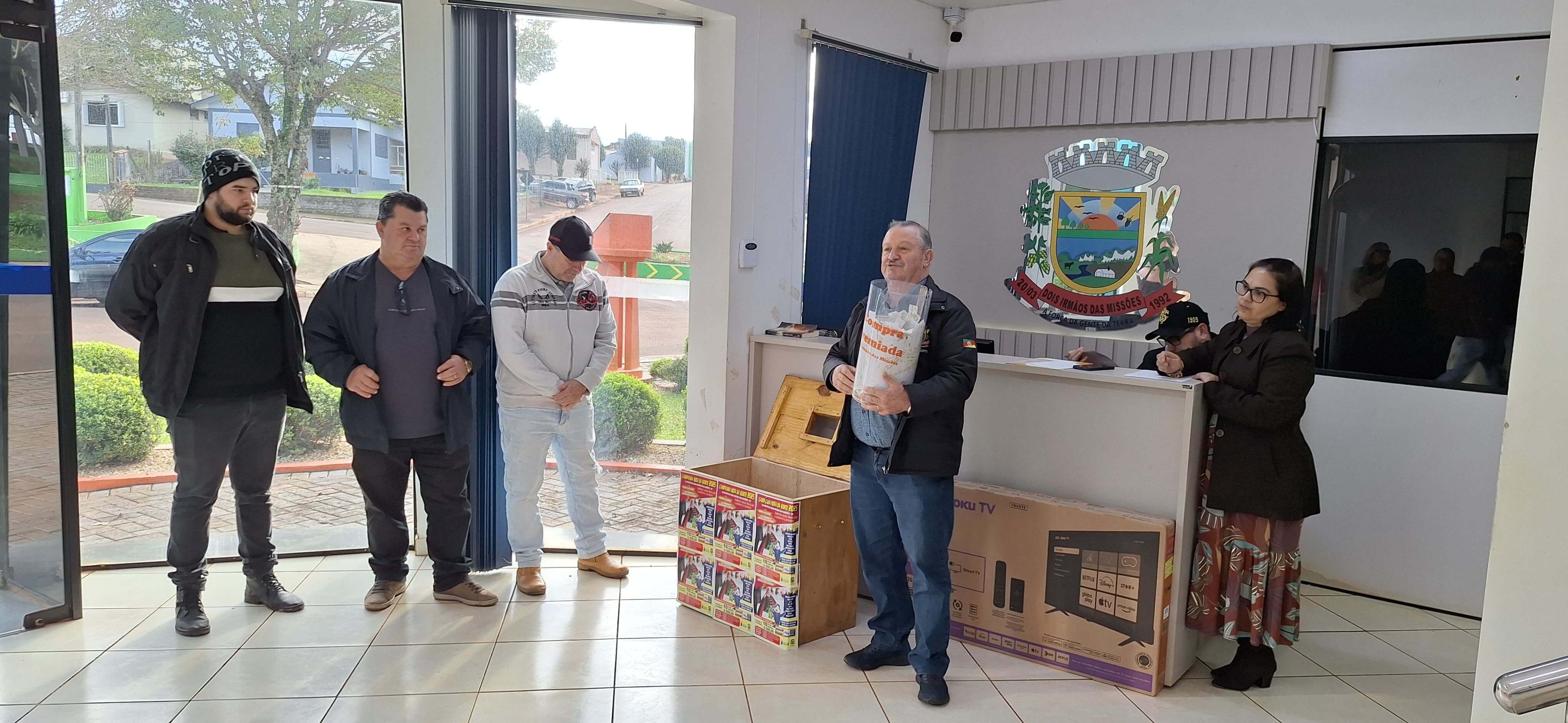 Capa Prefeitura de Dois Irmãos das Missões realiza sorteio da Campanha Nota da Sorte 2025