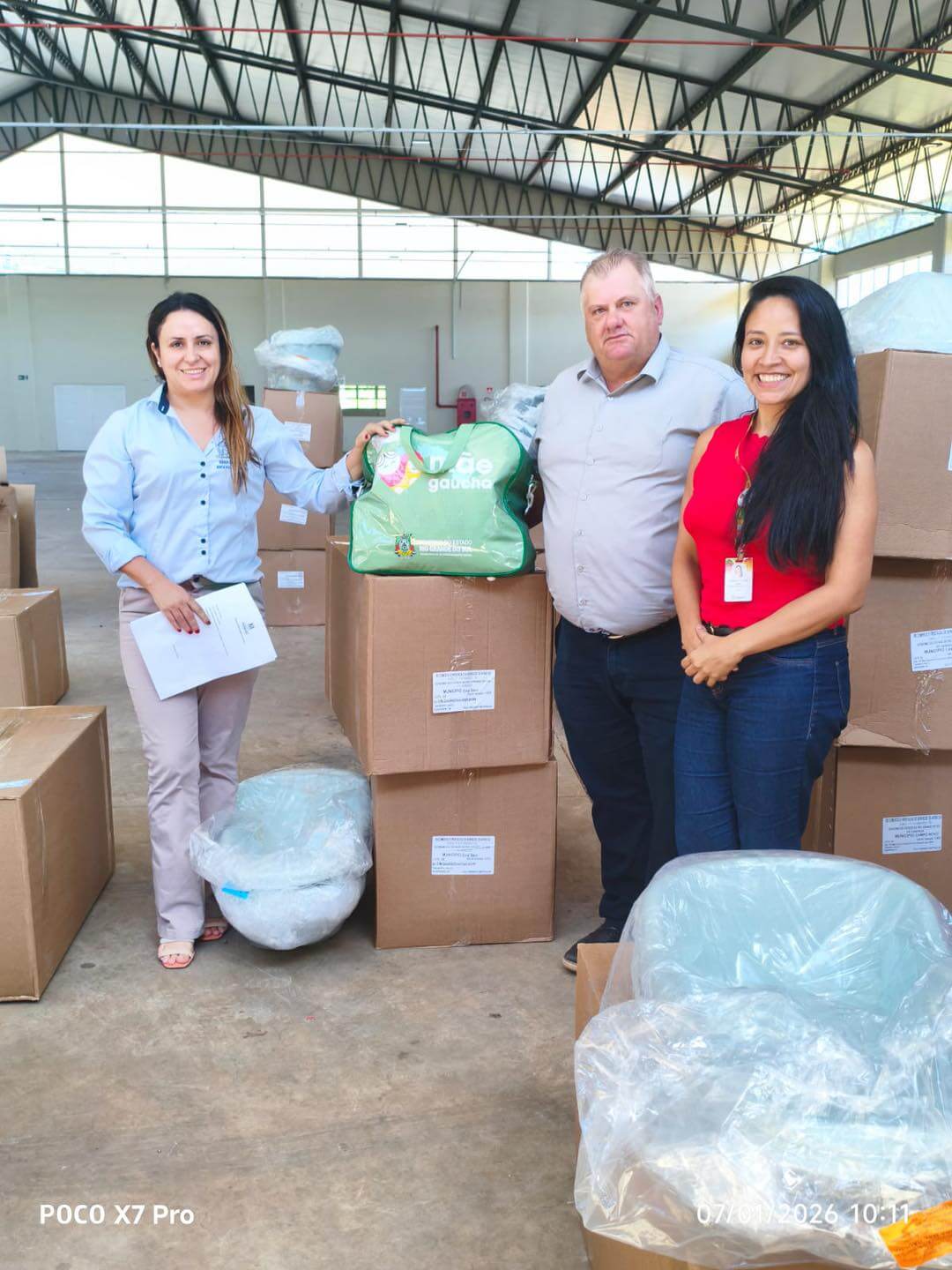 Capa Prefeitura de Erval Seco recebe kits para gestantes do Programa Mãe Gaúcha