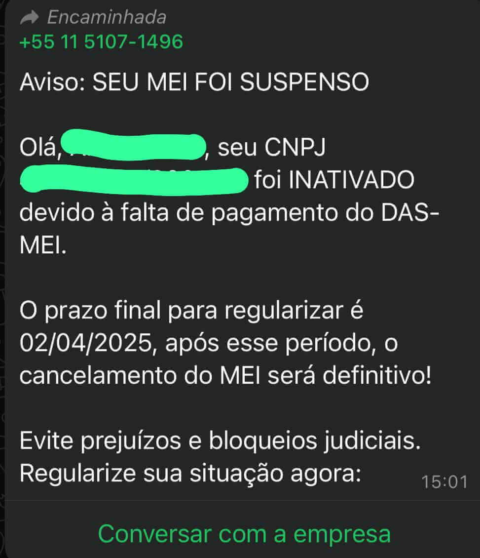 Capa Prefeitura de Redentora alerta sobre golpes para MEIs